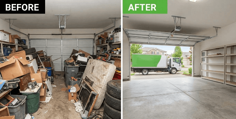 Commercial debris hauling