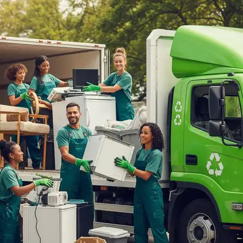 Hendo Junk Removal crew at work
